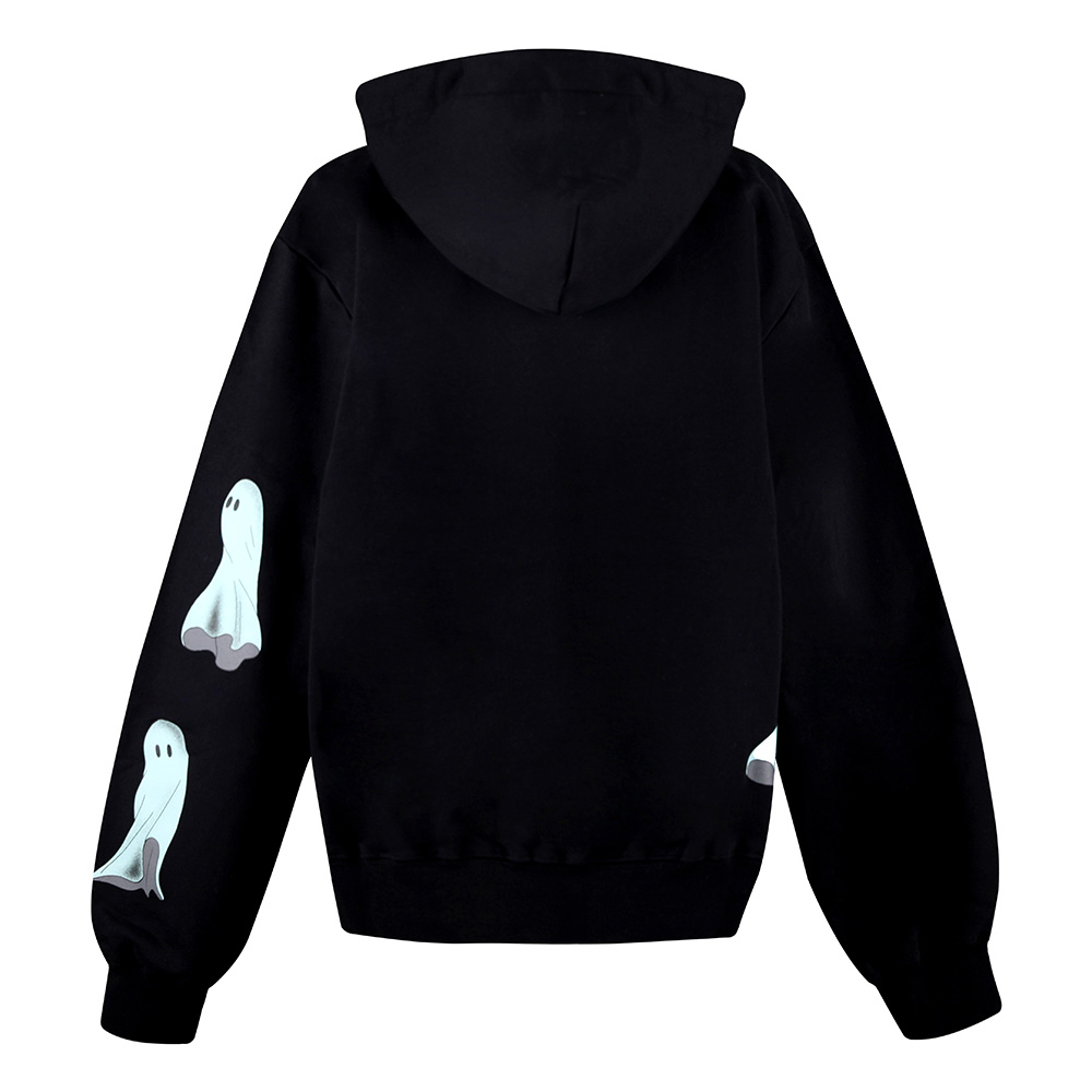 GCDS 로고 프린팅 후드 티셔츠 FW22M020065